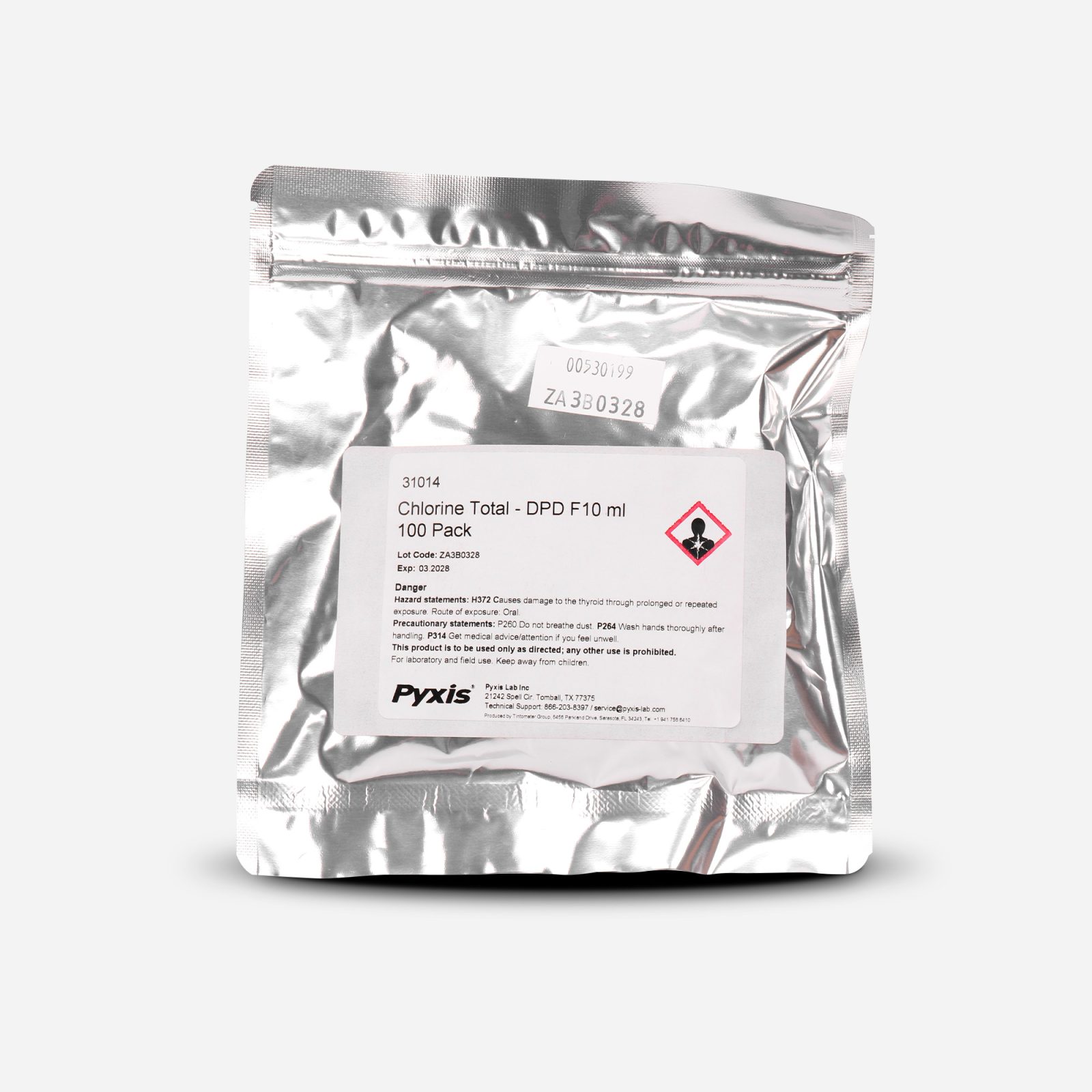 Total Chlorine (Cl-T) 100 Pack Powder Pillow Reagents