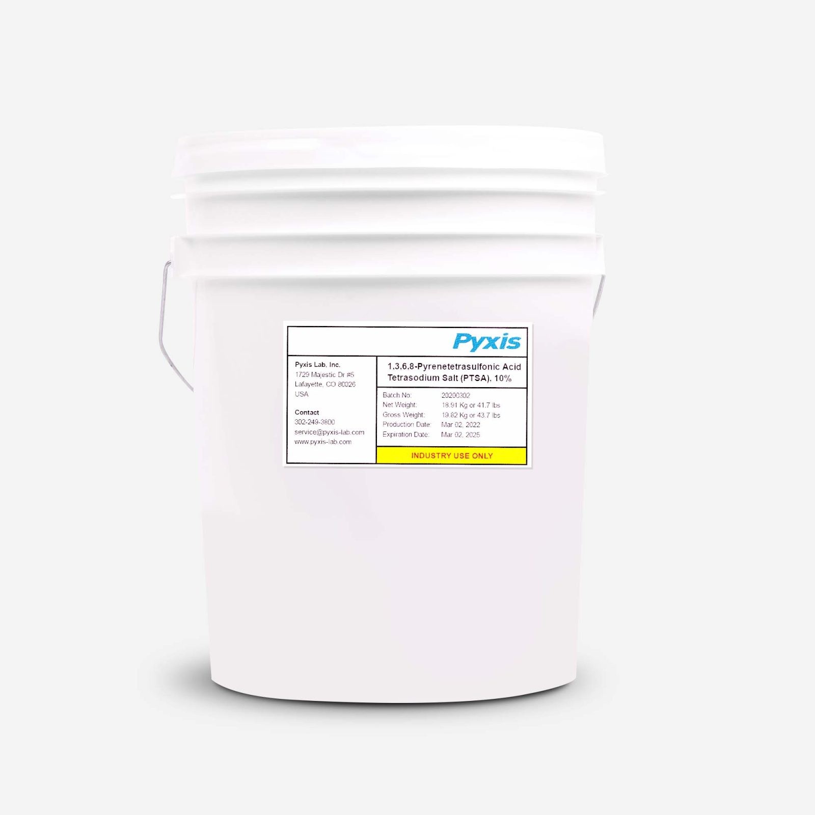 FDX-10 40lb Pail of PTSA 10% Liquid Dye