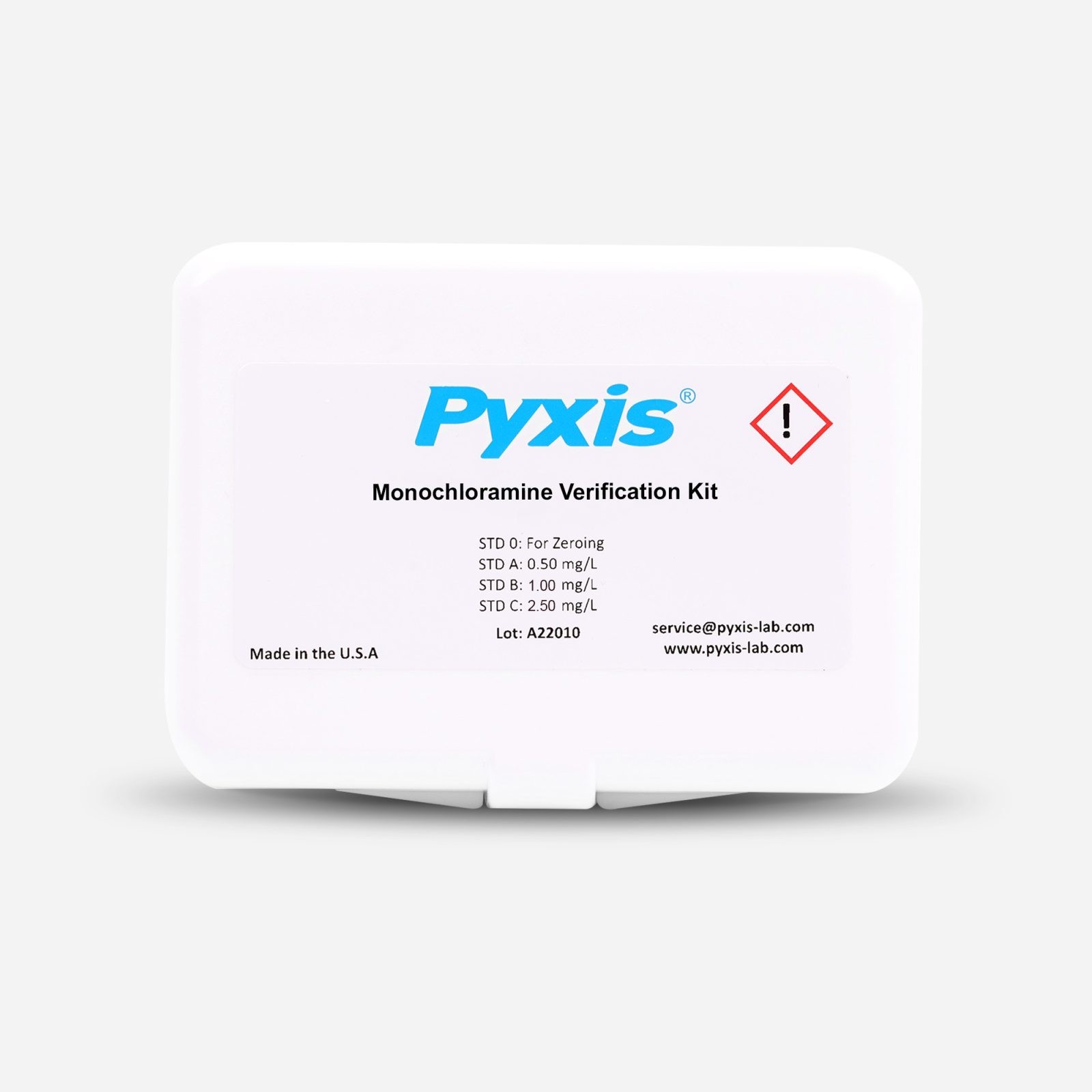 Monochloramine/Nitrogen-Ammonia Low Range Secondary Verification Kit thumbnail 2
