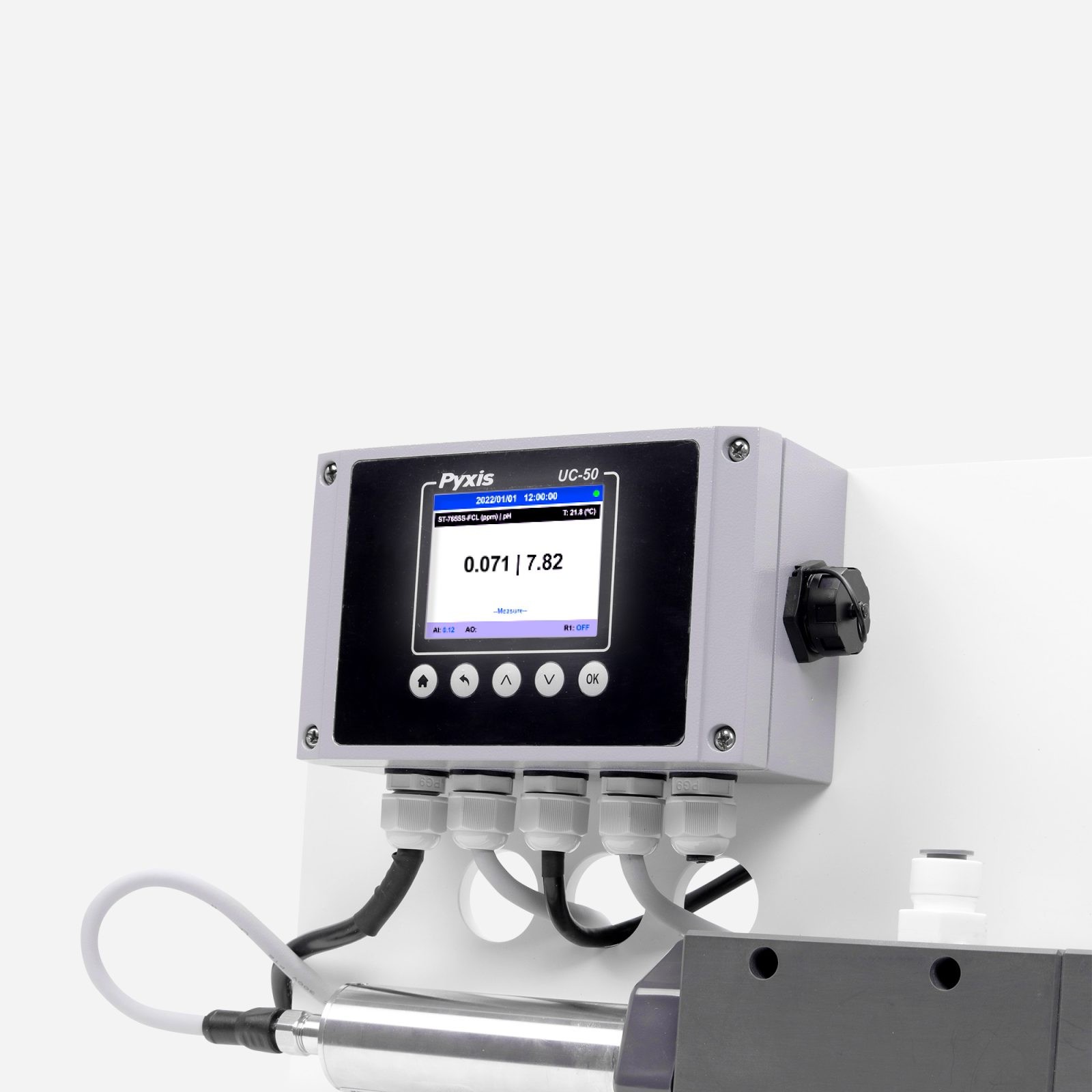 OXIPANEL™ IK-765-B Series Auto-Brushing Oxidizer + pH Inline Analyzers for Industrial Water thumbnail 3