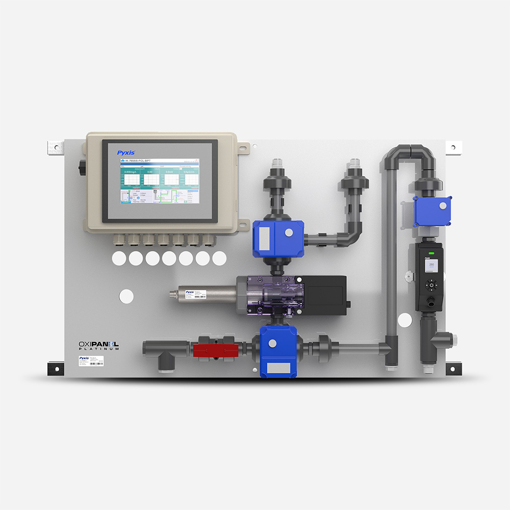 OXIPANEL™ PLATINUM IK-766SS-BPT Series Auto-Brushing Oxidizer + pH + ORP + Conductivity Inline Analyzers for Extreme Water Applications thumbnail 2