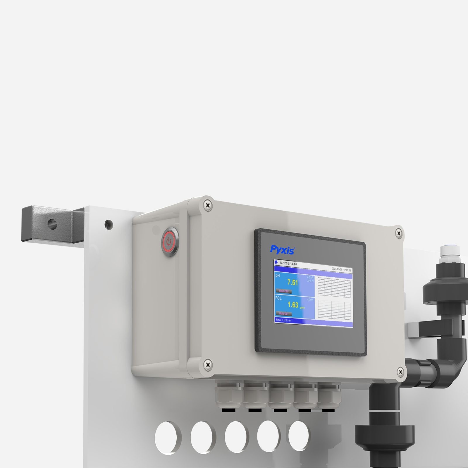 OXIPANEL™ PLUS IK-765SS-BP Series Auto-Brushing Oxidizer + pH + ORP Inline Analyzers for Challenging Water Applications thumbnail 3