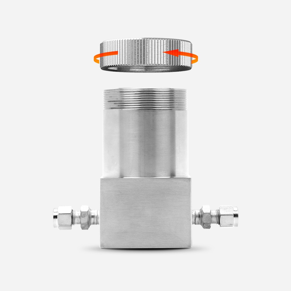 ST-007 Stainless Steel Inline Tee Assembly for Clean Water Applications
